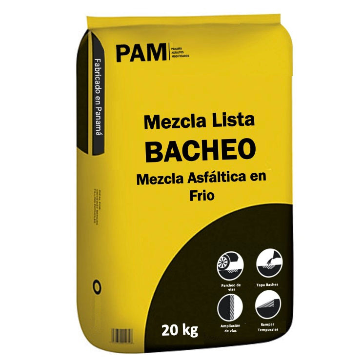Asfalto en frio mezcla asfáltica lista para usar para reparar baches 20 kg