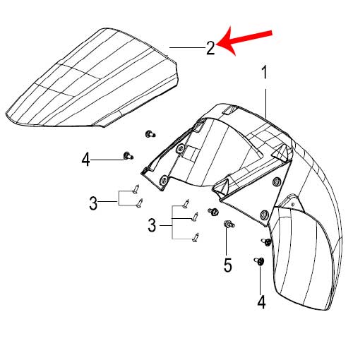 Guardabarro delantero I (ZAFFERANO250)