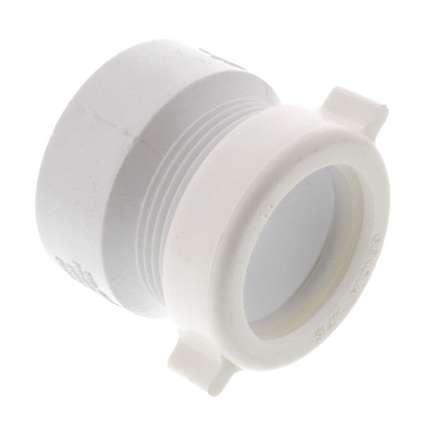 Adaptador hembra de PVC de 1-1/2"  para trampas de desague lavamanos
