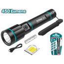 Linterna de mano Aleación de aluminio grado de aviación: 6N01-T6.