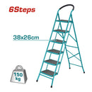 Escalera de 6 peldaños metálica  TOTAL TOOLS