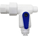 Valvula diversora filtro de agua conector rapido tubo 1/4" y rosca hembra 1/2" x 1/2" macho roscado Adaptador Tee Con Valvula