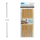 Luciano Palillos chinos de bambú chopsticks de 12 pares de 9.5 "L