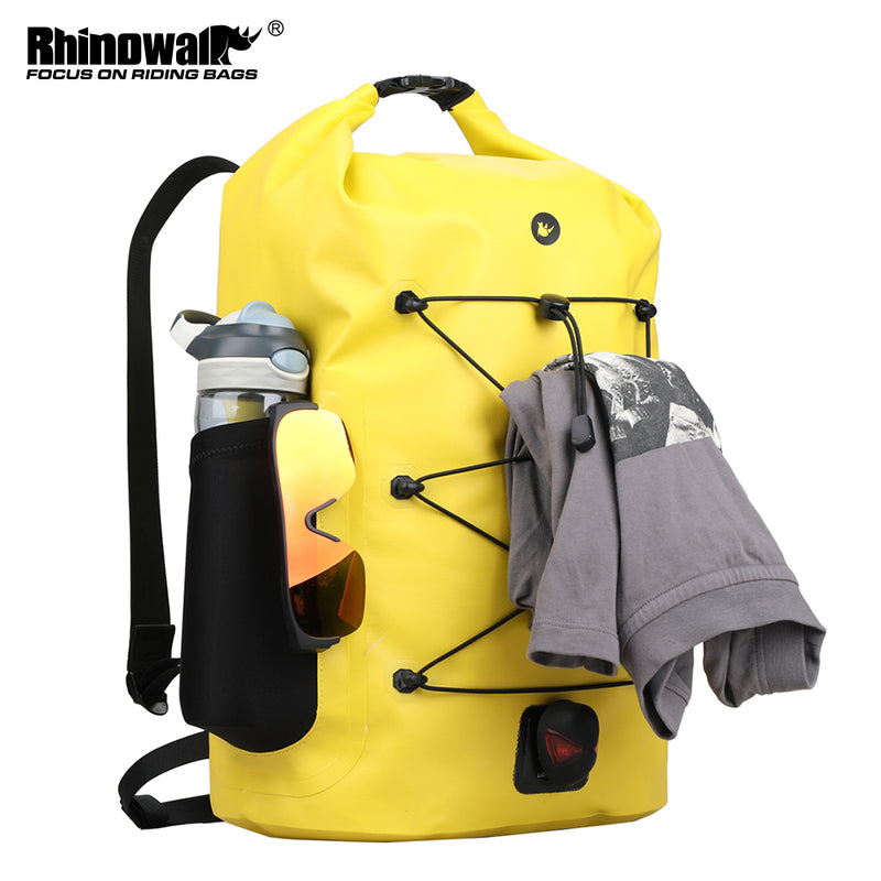Bolso dry bag 100% impermeable 25L Gris Rhinowalk