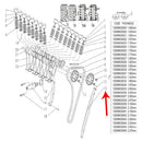 Patin de cadena fijo (302S / TNT600)