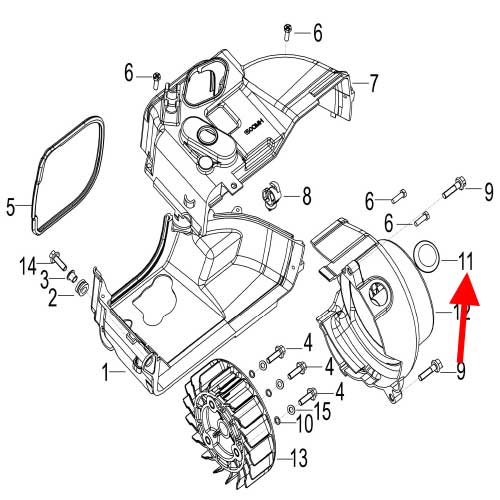 Mirilla de nivel de aceite (K-BLADE125)