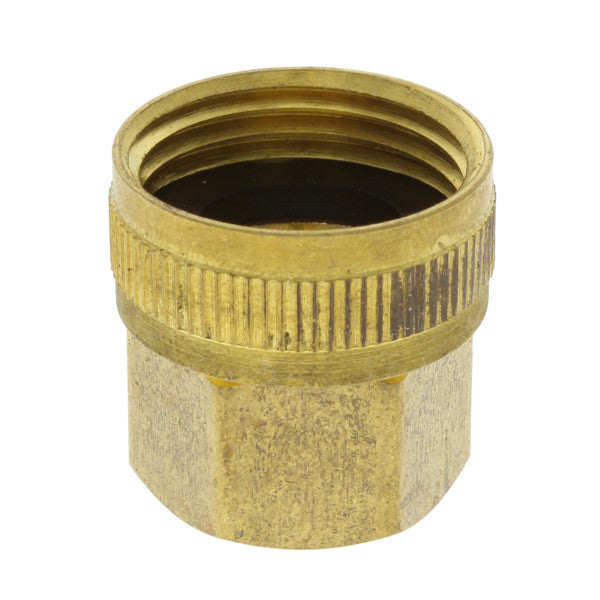 Niple giratorio para manguera de jardín (hembra 1/2" x hembra 3/4")