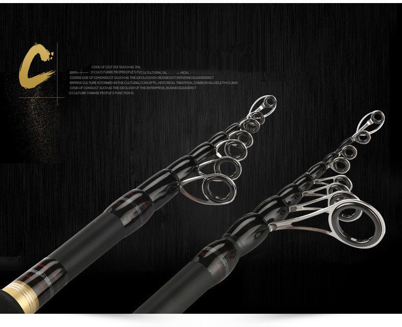 Caña de pesca Spinning 2.4 m ligera