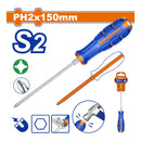 Destornillador Pasante Phillips 6x150mm Material de la hoja: S2 Tipo de punta: Phillips PH2 Magnético.