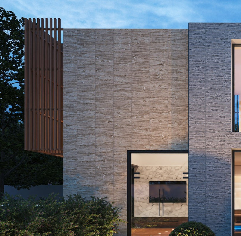 Piedra Flexible Travertino panel 570 x 270 mm (2.5 - 3.3mm) 30 Pc/ box (4.62m2)