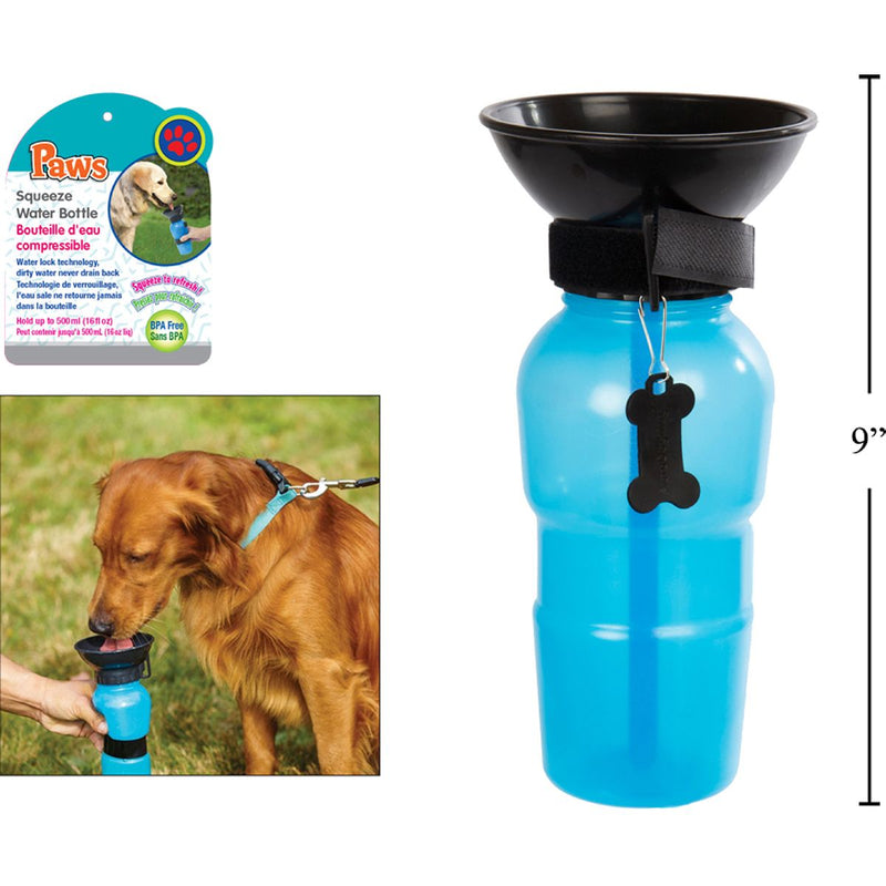 Botella exprimible para mascotas  etiqueta BlueCollar