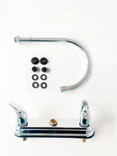 Grifo de fregador rigido 12" Mezclador con 2 manerales. NESSATI