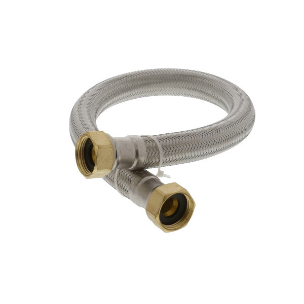 Manguera de acero inoxidable trenzado de 3/4"FPT x 3/4"FPT x 24" para calentador de agua