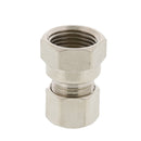 Conector hembra de compresión de 3/8" x 3/8" para llaves de ángulo