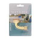 Codo de entrada de 3/4" x 3/8" para tubo de abasto de lavadora