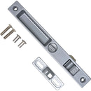 Cierre Embutido Manual para Ventana y Puerta Corredera. Aleacion de Zinc. Incluye Recibidor y Gancho