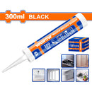 Sellador de Silicón Neutral Negro 300ml. Tiempo de curado: 20H.