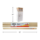 Papel de envolver de 30 "x 96", film retráctil 48 / dsp