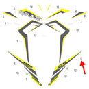 Calcomania I del covertor lateral izquierdo (K-BLADE125)