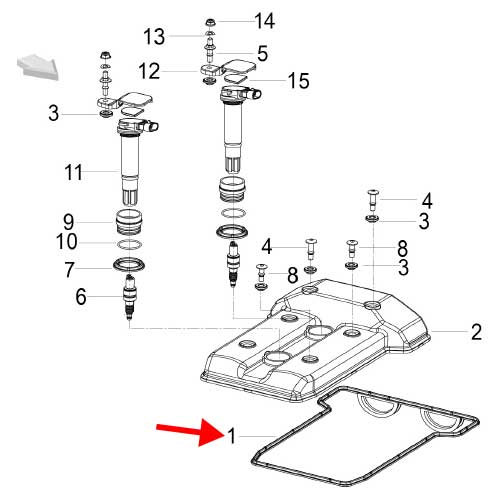 Empacadura de tapa de cilindro (752S)