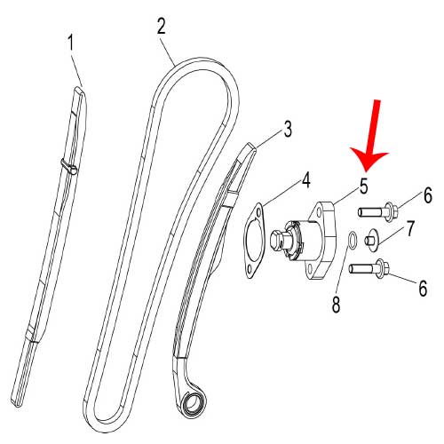Tensor automatico de cadena (K-BLADE125 / TNT135 / TNT150)