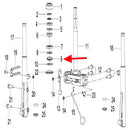 Guia inferior de rodamiento (K-BLADE125)