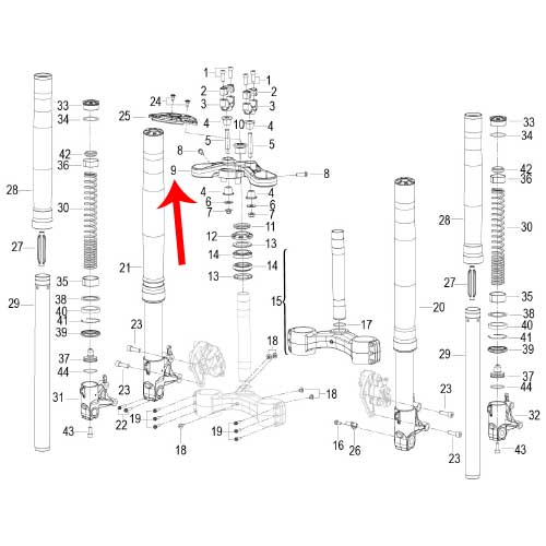 Soporte superior (TRK502X)