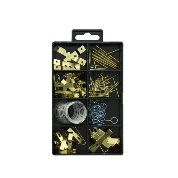 (106 piezas) Kit de accesorios para colgar cuadros