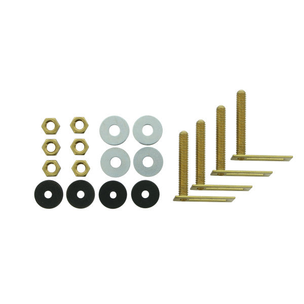 Juego de pernos ajustables de 5/16" x 3" para tanques de inodoros