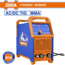 Máquina De Soldar AC DC Inverter 200A Modelo Medium Duty 30% Ciclo de Trabajo AC DC TIG/MMA 110V-220V. Tig alta frecuencia