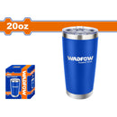 Botella Termo de 20oz Libre de BPA. Acero inoxidable 304  300g. Doble aislamiento.