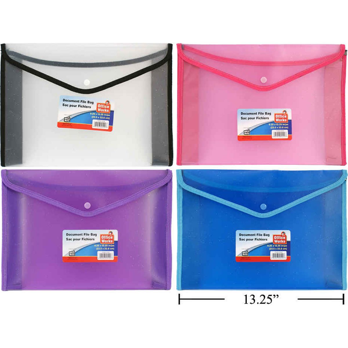Bolsa para archivos de documentos de 9.25x13.25 "