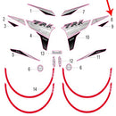 Calcomania I del covertor izquierdo del tanque de combustible (TRK251)
