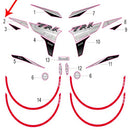 Calcomania I del covertor derecho del tanque de combustible (TRK251)