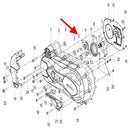 Eje de engranaje de patada (K-BLADE125)