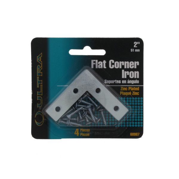 Set de Angulos de fijacion de conexión tipo L de 2" x 3/8"