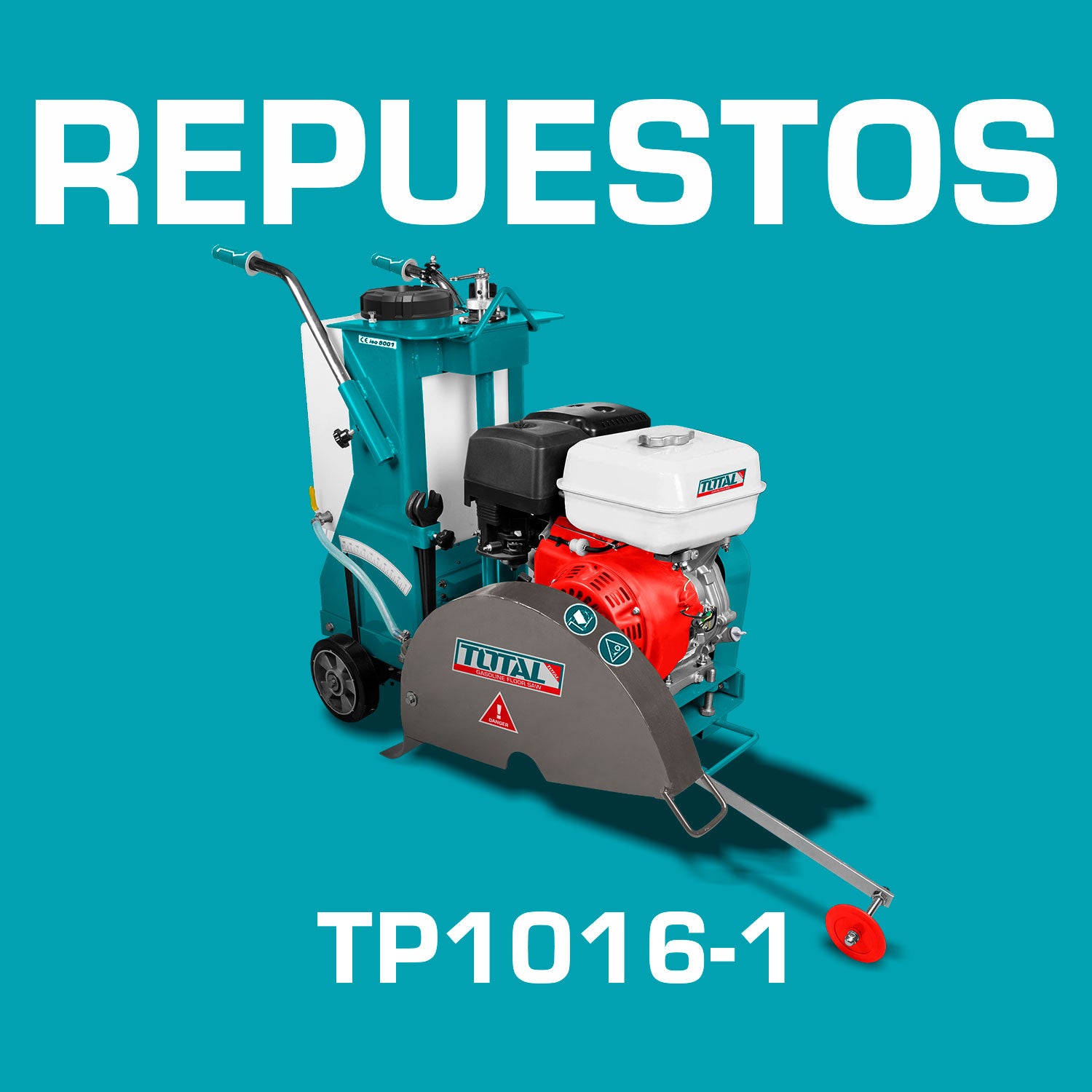 Repuestos Cortadora de pavimento motor 4 tiempos a gasolina. Codigo TP1016-1