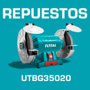 Repuestos Esmeril de banco 350W Diametro 200 mm (8") 3450rpm. Codigo UTBG35020