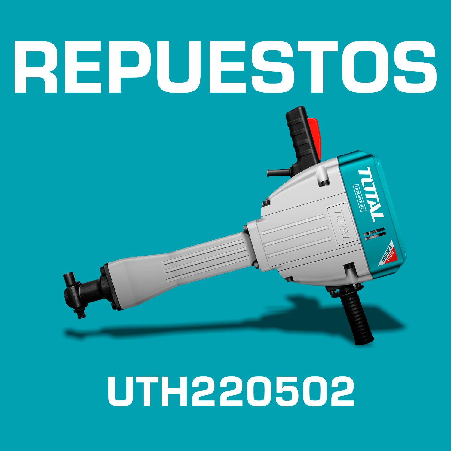Repuestos Demoledora 2200W SDS HEX 28mm 30kg. Codigo UTH220502