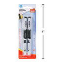 Marcador permanente de 2 piezas, punta fina, negro