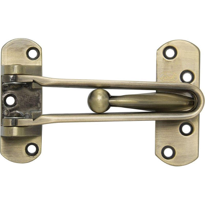 Accesorio de seguridad para puerta latón antiguo Lock
