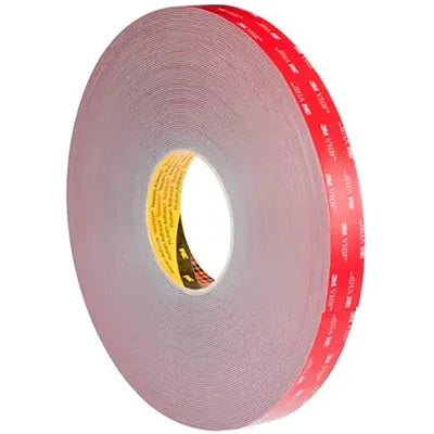 Cinta adhesiva doble contacto 3M gris de 3/4" X 36 YD