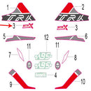 Calcomania 502X (TRK502X)