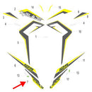 Calcomania II del covertor lateral derecho (K-BLADE125)