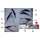 Calcomania TX200 trasera derecha (TX200)