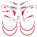 Calcomania covertor delantero derecho (TRK251)