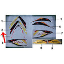 Calcomania I covertor lateral izquierdo (TX200)