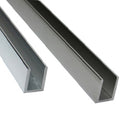 Uchanel inox 20 mm glass. 3 mts largo.T-304. acabado brillante.  (D1G001.24 -G003.3)