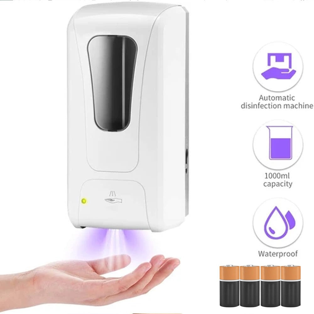 Dispensador Automático spray para Alcohol liquido (Para instalación a pared)