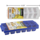 Bandejas flexibles para cubitos de hielo 10x3.5x1.5 " (2pzas)(Viene en colores variados al azar)